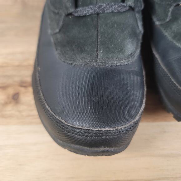 THE NORTH FACE Womens Nuptse Purna Black PrimaLoft Snow Boots Size 7 Faux Fur - Picture 3 of 16